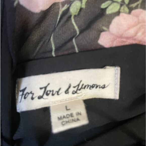 NWT For Love & Lemons Biscotti Mini Dress - Picture 8 of 9